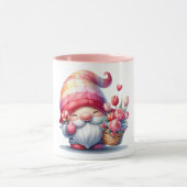 Funny Gnome for Valentine Day Tasse (Zentrum)