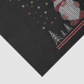 Funny Gnome Frohe Weihnachten Seidenpapier (Ausschnitt)