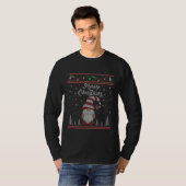 Funny Gnome Frohe Weihnachten T-Shirt (Vorne ganz)