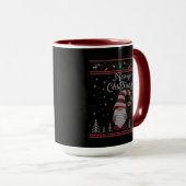 Funny Gnome Frohe Weihnachten Tasse (VorderseiteRechts)