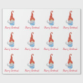 Funny Gnome Geschenkpapier (Flach)