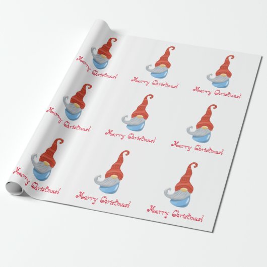 Funny Gnome Geschenkpapier (Ungerollt)