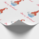 Funny Gnome Geschenkpapier (Ecke)