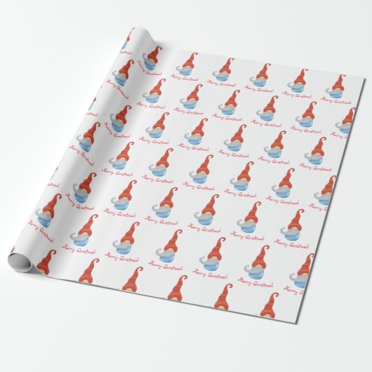 Funny Gnome Geschenkpapier (Ungerollt)