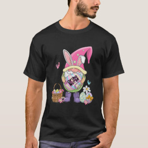 Funny Gnome Holding Ostereier Ortho Nurse Bunny T-Shirt