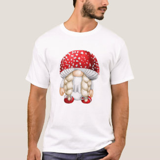 Funny Gnome Kostüm für Toadstocker Oma mit Schnitt T-Shirt