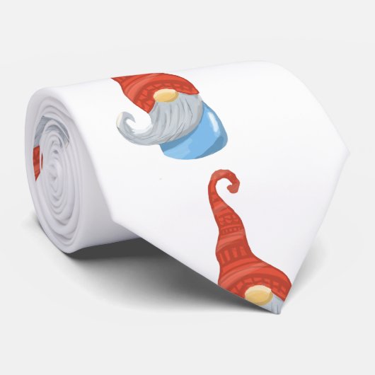 Funny Gnome Krawatte (Gerollt)