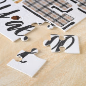 Funny Gnome Lieben fallen, Kürbissaison Puzzle (Seite)