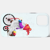 Funny Gnome mit Bike und Geschenken - Weihnachten Case-Mate iPhone Hülle (Rückseite (Horizontal))