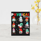 Funny Gnome Physical Therapy Pt Physical Therast C Karte (Gelbe Blume)