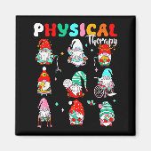 Funny Gnome Physical Therapy Pt Physical Therast C Magnet (Vorne)
