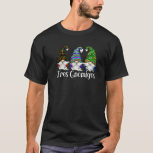 Funny Gnome Puppe für Männer und drei Amigos und C T-Shirt