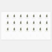 Funny Gnome Rücksendeadressen-Aufklebers - Niedlic Etiketten (Blatt)