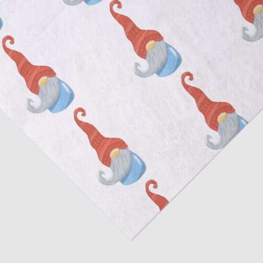 Funny Gnome Seidenpapier (Detail)