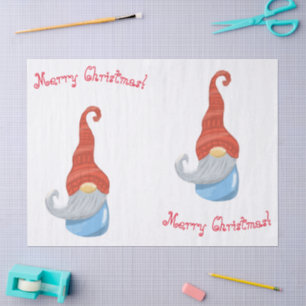 Funny Gnome Seidenpapier