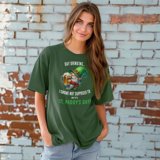 Funny Gnome St. Patrick's Day Shirt für Männer Fra