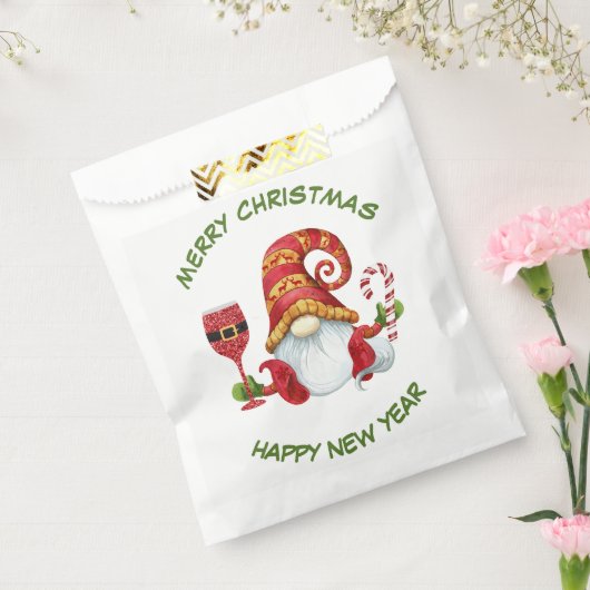 Funny Gnome Weihnachts-Gastgeschenk-Taschen Geschenktütchen (Versiegelt)