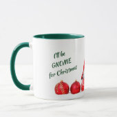 Funny Gnome zu Weihnachten Tasse (Links)