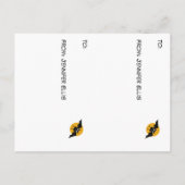 Funny Gnomen School Party Halloween Card Postkarte (Rückseite)