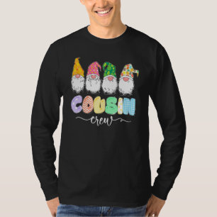 Funny Gnomes Cousin Crew Happy Osterfest Familie A T-Shirt