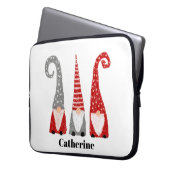 Funny Gnomes Schwedischer Weihnachtsfeiertag Indiv Laptopschutzhülle (Vorderseite Links)