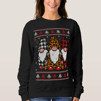 Funny Gnomes Weihnachten Niedliche Gnomes in Ugly  Sweatshirt