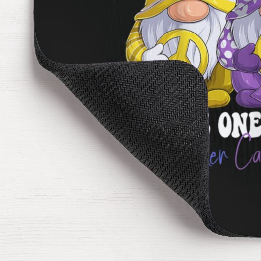 Funny Gnomies Bladder Cancer Awareness Month Purpl Mousepad (Ecke)