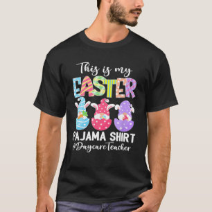 Funny Gnomies Daycare Teacher Das ist mein Oster P T-Shirt