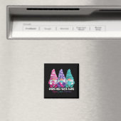 Funny Gnomies Thyroid Cancer Awareness Month Ribbo Magnet (In Situ (Geschirrspüler))