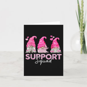 Funny Gnomies unterstützen Squad Breast Cancer Awa Karte