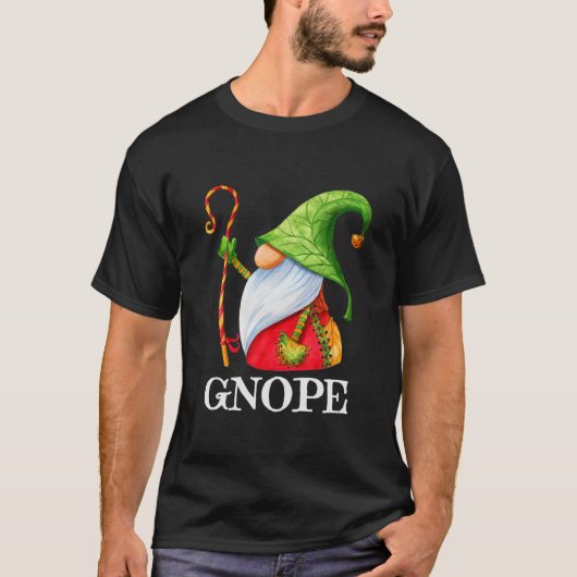 Funny GNOPE Nordic Gnome skandinavische Elf Schwed T-Shirt (Vorderseite)