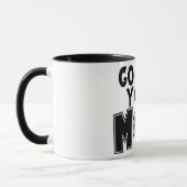 Funny Go Frage deine Mama Tasse (Links)