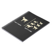 Funny Goat Bauer Spaß Landwirtschaft Notizblock (Linke Seite)