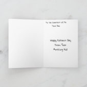 Funny Goat Bester Vater aller Zeit Vatertag Karte (Innenseite)