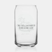 Funny Goat Capricorn Zodiac Birthday Christmas Dosenglas (Rückseite)