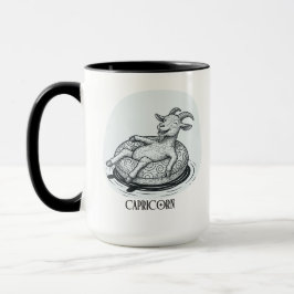 Funny Goat Capricorn Zodiac Birthday Christmas Tasse