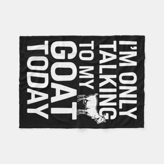 Funny Goat Design For Men Women Kids Boer Pygmy Go Fleecedecke (Vorderseite (Horizontal))