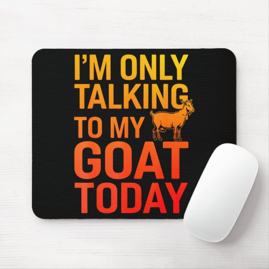Funny Goat Design For Men Women Kids Boer Pygmy Go Mousepad (Mit Mouse)