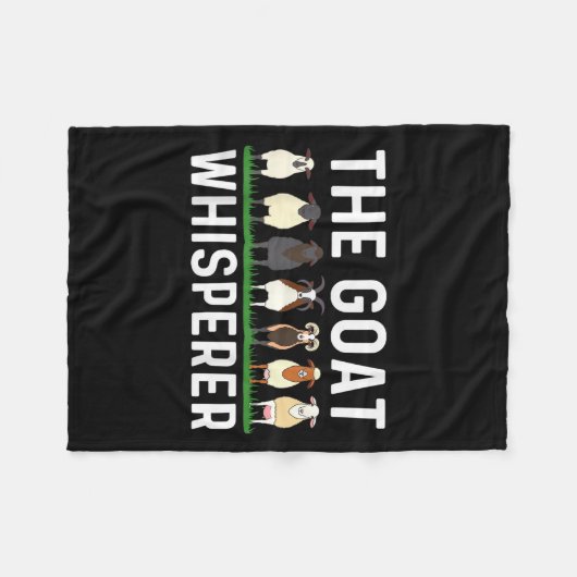 Funny Goat Design Men Frauen Kid Farm Animal Pygmy Fleecedecke (Vorderseite (Horizontal))