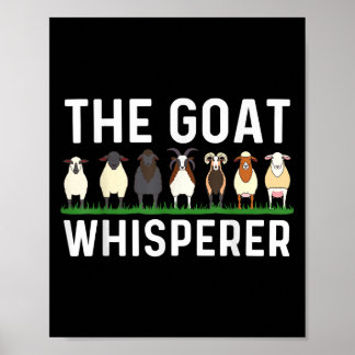 Funny Goat Design Men Frauen Kid Farm Animal Pygmy Poster