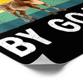 Funny Goat Design Men Women Kid Farm Animal Pygmy Poster (Ecke)