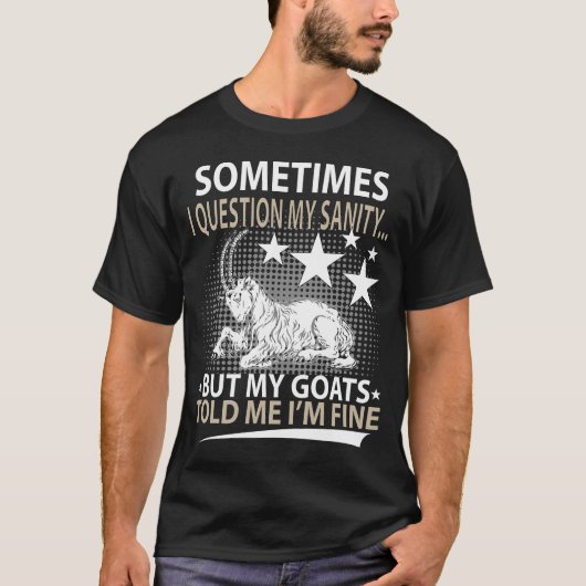 Funny Goat Design T - Shirt für Männer _ Frauen _ (Vorderseite)