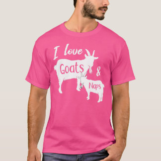 Funny Goat For Goat Bauer Lover Lazy Sleep Nickerc T-Shirt