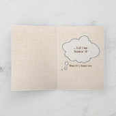 Funny Goat für 40. Geburtstagskarte Karte (Innenseite)