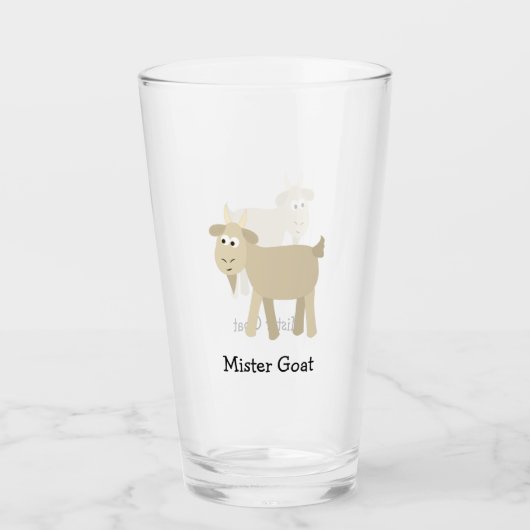 Funny Goat Glas (Vorderseite)