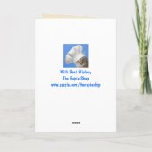 Funny Goat Gossip Geburtstag Karte (Rückseite)