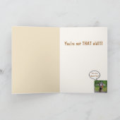 Funny Goat Gossip Geburtstag Karte (Innenseite)