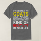 Funny Goat Lover, wenn irgendjemand sagt, dass Sie T-Shirt (Design vorne)