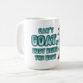 Funny Goat Mug with Crown & Swagger Attitude Kaffeetasse (Vorderseite Links)