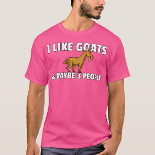 Funny Goat Niedlich Mountain Goats Bauer T-Shirt
